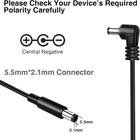 LEKATO Pedal Power Supply Adapter 9V DC 1A - 5 Way Daisy Chain Cables for Effect Pedal in Kuwait