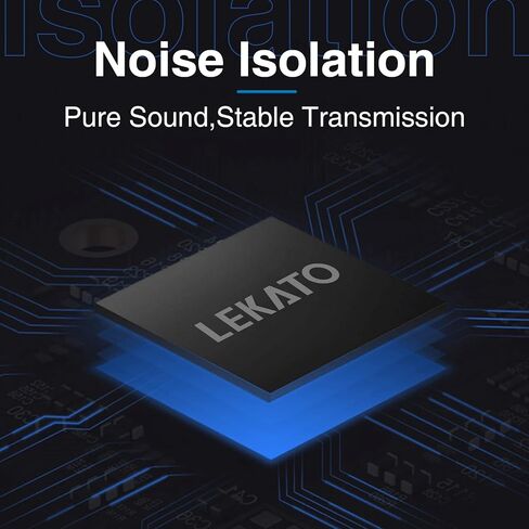 LEKATO Pedal Power Supply Adapter 9V DC 1A - 5 Way Daisy Chain Cables for Effect Pedal in Kuwait