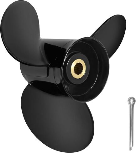 محركات فولفو Penta SX مقاس 14 بوصة × 23 بوصة بقدرة 130-300 حصان OEM ترقية المروحة الخارجية من الألومنيوم 3 شفرات 19 سنًا، RH in Kuwait