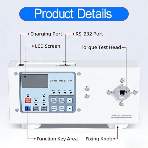 Digital Torque Meter for Bottle Caps, Digital Torque Gauge, Torque Meter with Screwdriver/Torque Wrench, Calibration And Torque Test Of Bottle Caps 10 in Kuwait