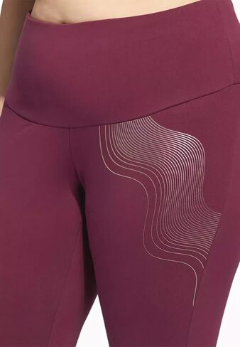 Adidas Women's Plus Size Holiday Graphics Tights, Victory Crimson in Kuwait