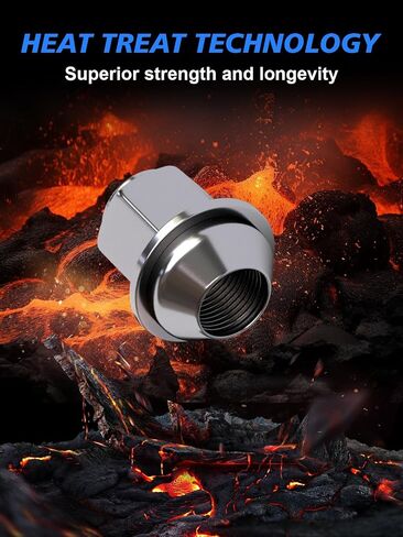 M14X1.5 Lug Nuts - 20pcs OEM Wheel Lug Nut Set, Compatible with 2015-2023 Mustang/Edge, 2017-2022 GT, 2020-2023 Explorer/Aviator, Chrome Acorn Wheel Nuts in Kuwait