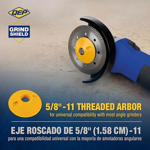QEP 10476 Grind Shield Plastic Grinder Flange Nut for Tile with 5/8"- 11 Thread Arbor for Angle Grinders (3 Pack) in Kuwait