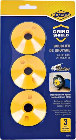 QEP 10476 Grind Shield Plastic Grinder Flange Nut for Tile with 5/8"- 11 Thread Arbor for Angle Grinders (3 Pack) in Kuwait