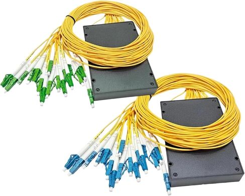 PLC صندوق الفاصل LC / UPC موصل وضع واحد 1M18 ألياف 1x2 1x4 1x16 بصري (1X8) in Kuwait
