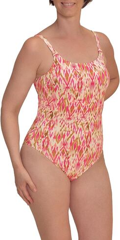 Amoena Istria Mastectomy One-Piece Grapefruit/Multi in Kuwait