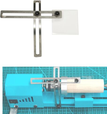 Mini Lathe Extended Thick And Wide Holder Easy To Work With Long Pieces Of Wood Thicker Steel Plate Sturdy And Durable in Kuwait