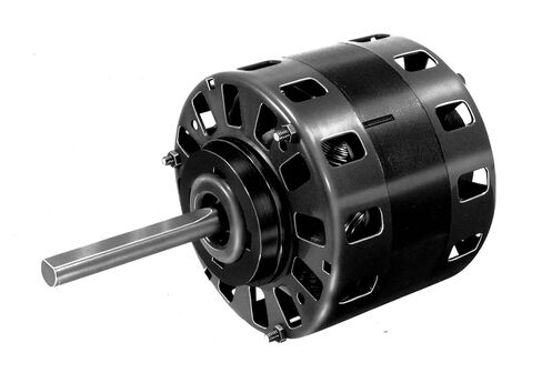 Fasco D158 5" Frame Open Ventilated Shaded Pole Direct Drive Blower Motor with Sleeve Bearing, 1/5-1/6-1/7HP, 1050rpm, 115V, 60Hz, 6.7-5.3-4.7 amps in Kuwait