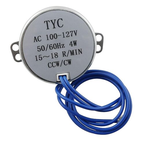 TYC-50 Synchronous Motor 15-18 RPM CW/CCW AC110V 4W Synchron Electric Motor with 7mm Shaft Dia in Kuwait