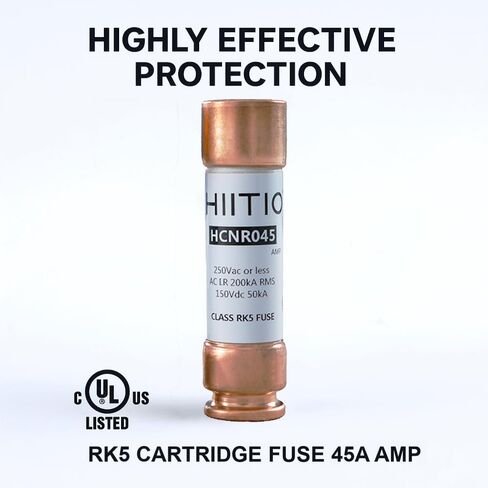 2 قطعة 250Vac/150Vdc 35A فيوز تأخير الوقت، RK5 خرطوشة فيوز، فئة R، فيوسيترون ثنائي العنصر تأخير الوقت الحالي فئة الحد UL المدرجة in Kuwait