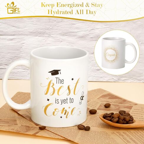 GiftAmaz Graduation Gifts Set for Her 2026, Congrats Grad Gift Basket for Class of 2026, College High School Senior Graduation Box includes Coffee Mug, Birthday Gift Set for Friends Daughter Sister in Kuwait