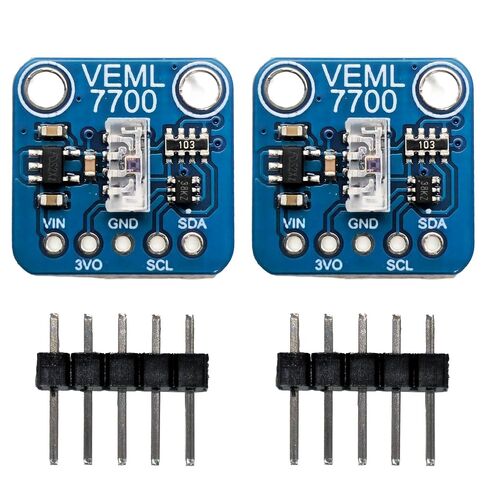 2PCS VEML7700 Ambient Light Sensor Module, I2C IIC Interface, 16-Bit Light Environment Sensor, 0-120k Lux Range, for Arduino/ESP32/Smart Home in Kuwait