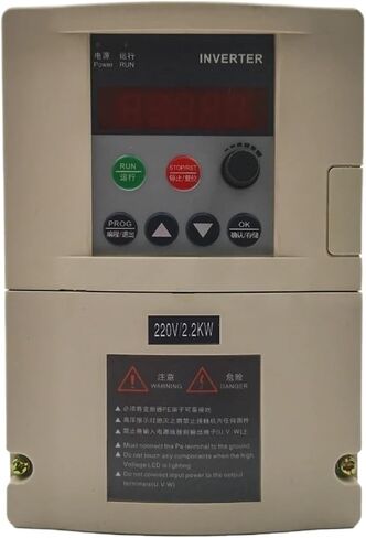 VFD 110V Frequency Converter ZW-S1-2T 1.5KW/2.2KW Inverter Single Phase Input and 110/220v Triple Output(220v 1 P In-3p Out,1.5KW) in Kuwait
