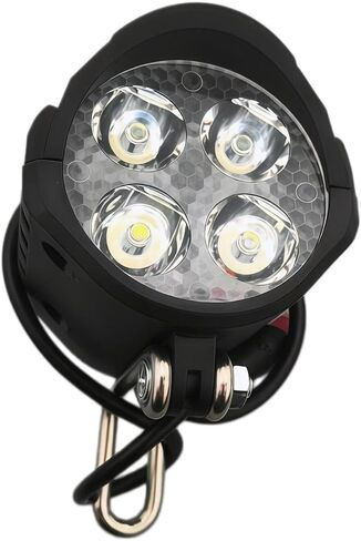 Ebike Headlight 48V 36V, 2 Pin Waterproof Connector Electric Bike Front Light, 12V-60V Ebike Headlight for Electric Bicycle Scooter MTB in Kuwait