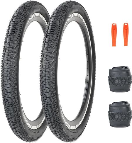 1/2 حزمة إطار دراجة جبلية 20/24/26x1.95، إطارات دراجة المدينة 20 بوصة متوافقة مع 20/24/26 × 1.75/1.90 بوصة/1.95 بوصة/2.0 بوصة/2.125 بوصة كروزر/دراجة ثلاثية العجلات/كرسي متحرك/دراجة الطرق الوعرة in Kuwait