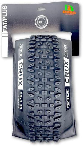 إطار دراجة Duro Crux مقاس 29x3.25 سمين، جاهز بدون أنبوب مع خرزات قابلة للطي - 29+ إطار دراجة جبلية in Kuwait