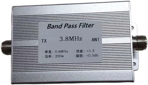 BPF-3.8-200w مرشح ممر الموجة 3.8 ميجا هرتز 3.8 ميجابايت 3.8 متر مرشح ممر الموجة اتصال الموجة القصيرة in Kuwait