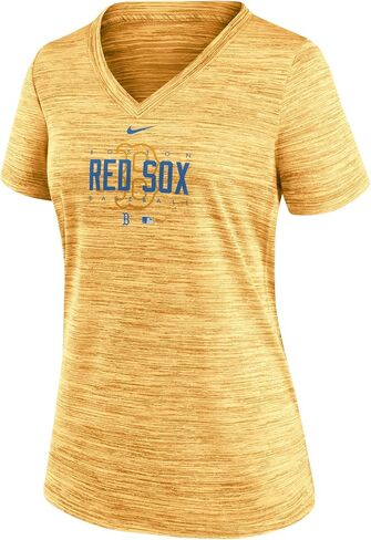 Nike Women's City Connect Velocity Practice Performance V-Neck T-Shirt in Kuwait
