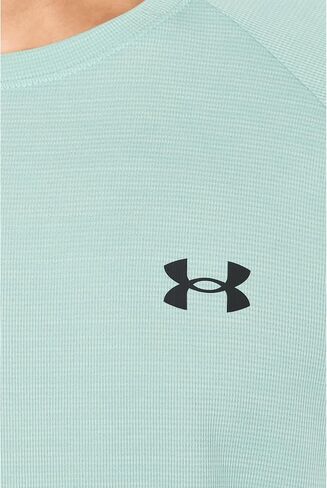 Under Armour Mens Tech Textured Short Sleeve T-Shirt Enamel Blue/Black Medium in Kuwait