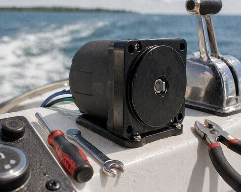 Tilt Trim Motor Compatible with OMC, Evinrude & Johnson Outboard Marine Engines 75HP-250HP FFI 98 99 00 01 02 03 04 05 06 07 08 Replaces 438786 439937 5005254 6238 18-6281 74-35-10844 12 Volt in Kuwait