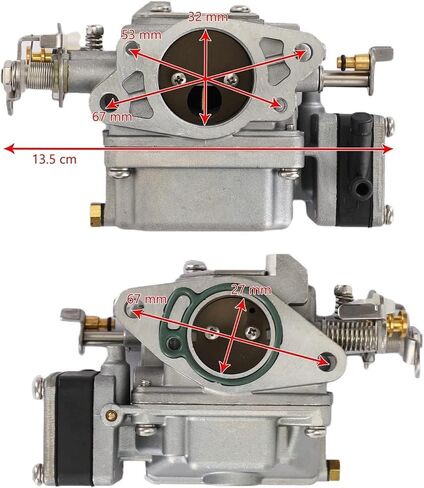 Carburetor for Tohatsu/Nissan 9.9HP 15HP 18HP 2 stroke outboard motors, boat Engine Model M9.9D2 M15D2 M18E2, Part No.3G2-03100-0/1/2/3/4/5 3G2031000M 3G2031001M 3G2031002M 3G2031003M 3G203100 in Kuwait