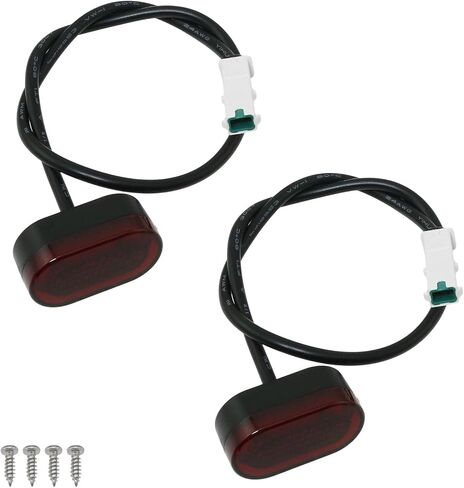 2PCS Electric Scooter Taillights Direct Plug Waterproof Brake Warning Light Accessories M365/Pro Replacement Parts And Accessories For Night Riding in Kuwait