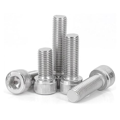 25 قطعة #10-24 × 1/2 بوصة براغي غطاء رأس المقبس، 304 براغي من الفولاذ المقاوم للصدأ، DIN912، مسامير محرك مقبس ألين للاستخدام الصناعي والمنزلي in Kuwait