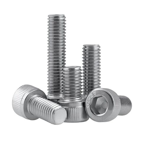 25 قطعة #10-24 × 1/2 بوصة براغي غطاء رأس المقبس، 304 براغي من الفولاذ المقاوم للصدأ، DIN912، مسامير محرك مقبس ألين للاستخدام الصناعي والمنزلي in Kuwait