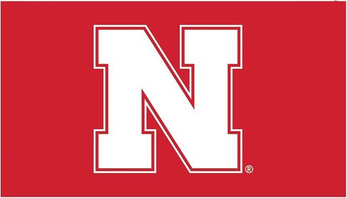 Team Sports America NCAA University of Nebraska Sports Doormat | Indoor Outdoor Entrance | 28 x 16 Inches | Non-Slip Front Door Mats | Official Licensed | Sports Fans Entryway Welcome Rug in Kuwait