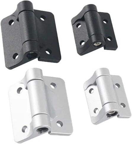 Zinc Alloy Adjustable and Positionable Damping Hinge Industrial Equipment 1Pcs(40mmX37.8mm-Black) in Kuwait
