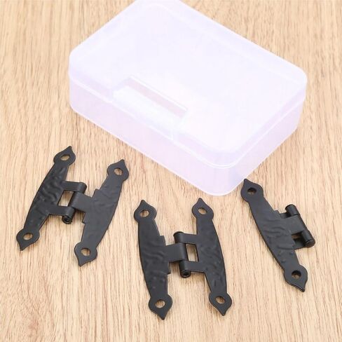 Furniture Cabinet Door 65 * 33mm Hinges 4 Holes Vintage Old H Screws 10Pcs in Kuwait
