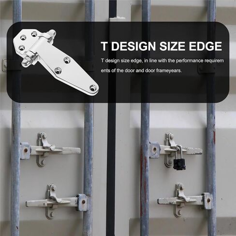 T Shape Hinges Heavy Duty Door Furniture Cabinet Gate 1Pcs in Kuwait