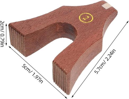 BESPORTBLE 1-21 Strings Wooden Guzheng Bridge Set with String Support Traditional Guzheng Replacement Parts in Kuwait