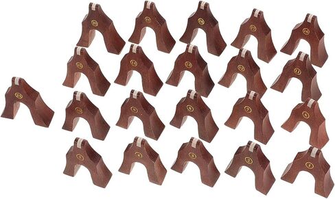TIDTALEO 1-21 Strings Guzheng Wooden Bridge Replacement Set with String Bridge Chart for Musical Instrument Repair and Practice in Kuwait