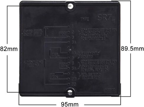 SR7 AVR منظم الجهد المثبت SR7-2G وحدة التحكم في المولد لأجزاء المولد in Kuwait