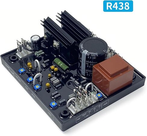 1pcs R438 AVR Generator Automatic Voltage Regulator Diesel Alternator Control Board Stabilizer for Brushless Genset in Kuwait