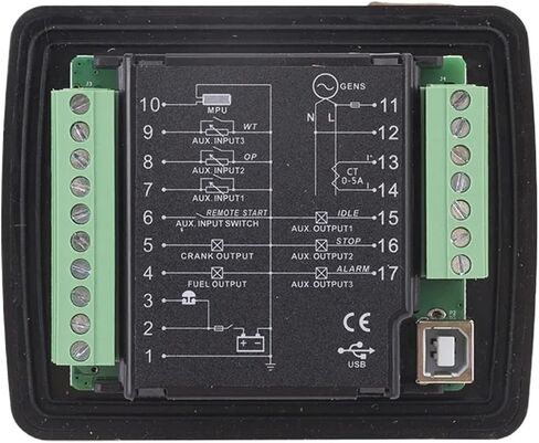 وحدة التحكم في مولد DC30D لوحة تحكم مجموعة مولدات الديزل الصغيرة مع أجزاء واجهة USB قابلة للبرمجة in Kuwait