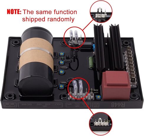 R448 Power Generator AVR Automatic Voltage Regulator Stabilizer AC Control Module Desel Genset Spare Parts in Kuwait