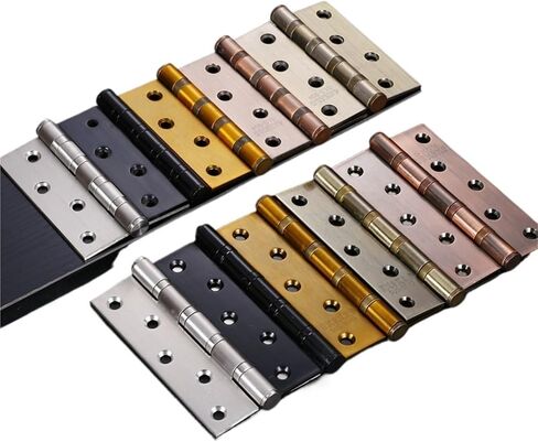 4/5 Inch Bearings Hinges Stainless Steel Folding 3mm Thick 1Pcs(4inch Bronze) in Saudi Arabia
