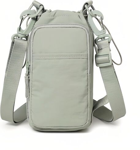 Bokelai Water Bottle Holder Bag with Strap Lightweight Crossbody Carrier Sling Bag for Hiking Camping Travelling Water Bottle Sleeve Gym Accessories in Kuwait