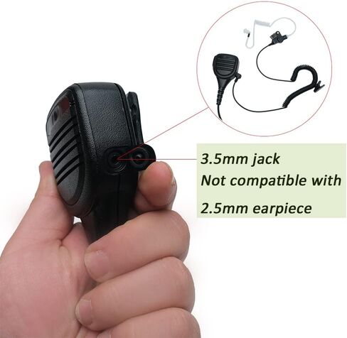 Speaker Mic Shoulder Micphone Compatible with Motorola MTP850 MTH600 MTH650 MTH800 MTH850 Two Way Radio in Kuwait