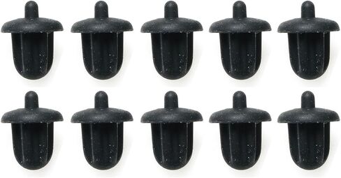 10PCS 6.35mm Reusable Black Silicone Dust Proof Plug Cover Accessory Suitable for Amplifier DVD Microphone Socket in Kuwait