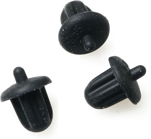 10PCS 6.35mm Reusable Black Silicone Dust Proof Plug Cover Accessory Suitable for Amplifier DVD Microphone Socket in Kuwait
