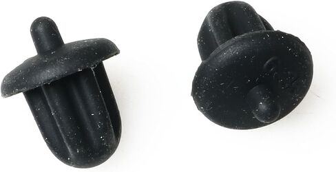 10PCS 6.35mm Reusable Black Silicone Dust Proof Plug Cover Accessory Suitable for Amplifier DVD Microphone Socket in Kuwait