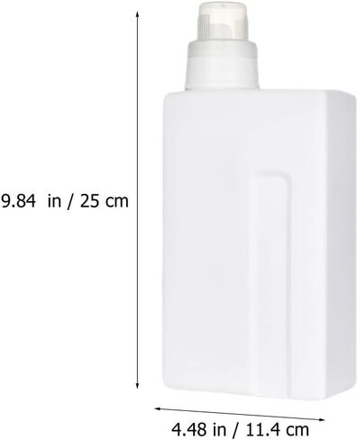 Zerodeko 2-Pack Refillable Laundry Bottles 33Oz Leakproof Empty Detergent Containers with Caps for Home and Travel Durable Reusable Storage for Liquid Detergent and Softener in Kuwait