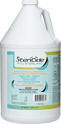 EcoCLear Products 774670 RTU Stericide Sterilant, Sterilizing Multi-Purpose Cleaner & Stain Remover, 1 Gallon in Kuwait