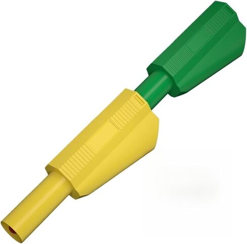 QSS 10PCS 4MM Safety Sheath Stackable Banana Plug Wire Solder Connector DIY Electrical Tools(5red5black) in Kuwait