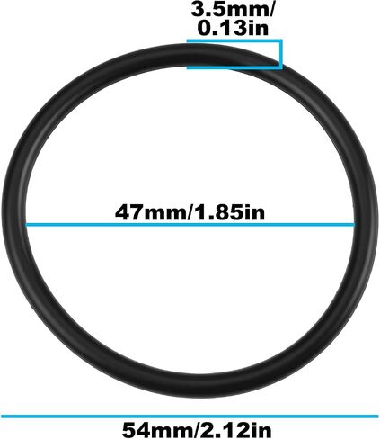 4x Black Nitrile O-rings 690589 54x47x3.5mm Compatible with Briggs & Stratton 215802 215805 215807 215872 28N777 28P777 Lawnmowers in Kuwait