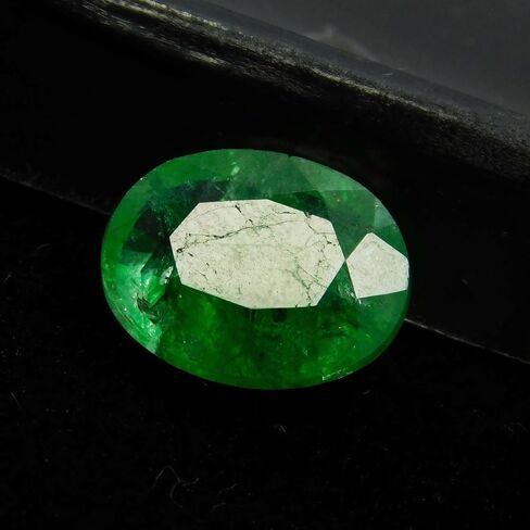 6 Ct Natural CERTIFIED Emerald Oval Cut Green Colombian Ring Size Loose Gemstone in Kuwait