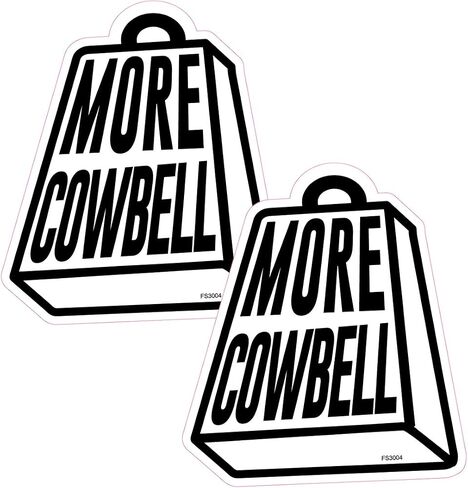 المزيد من ملصقات Cowbell Bell المكونة من قطعتين in Kuwait